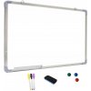 BIELA MAGNETICKÁ TABUĽA STIERATEĽNÁ ZA SUCHA 50x35
