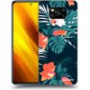 Picasee silikónový čierny obal pre Xiaomi Poco X3 - Monstera Color