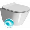 GSI KUBE X závesná WC misa, Swirlflush, 36x50cm, biela ExtraGlaze 941611