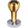 Buna café tamper, šachovnica, lak, TP, 58.55 mm, nerez mat, plochý