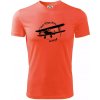 Still Plays With Planes - Pánske tričko Fantasy športové - 2XL ( Neónová oranžová )