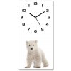 Moderné hodiny nástenné Polárny medveď 30x60 cm