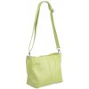 NovaKabelka.sk Batilda Verde Segnale kožená talianska crossbody kabelka zelená