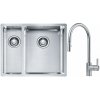 Súprava nerezový drez Franke Box 127.0369.916, kuchynská batéria Franke Eos 115.0590.045