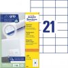 Avery-Zweckform 3652 70 x 42.3 mm papier biela 2100 ks trvalé univerzálne etikety atrament, laser, kópie; 3652