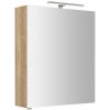 SAPHO RIWA galerka s LED osvetlením, 60x70x17cm, dub alabama RIW060-0022