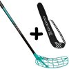 Oxdog ULTIMATELIGHT HES 29 TQ ROUND MBC + Stickbag černá / tyrkysová, Ľavá (ľavá ruka dole), 92cm (=102cm)