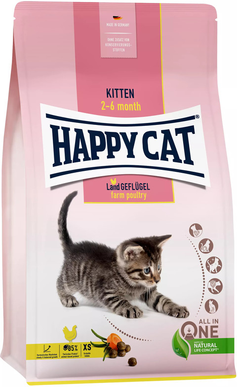 Happy Cat Supreme Kitten Land Geflügel 300 g