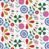 Takoy Šuštiakovina so záterom geometrický folk biely-NS-5846