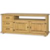Bývaj s nami SK, Rustik televízny stolík RV703, jasný vosk masív