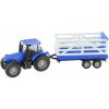 Alltoys Teamsterz traktor s valníkem červený traktor zelený valník 1:35