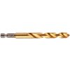 Milwaukee titánový vrták do kovu 9 mm RED HEX HSS-G TiN 48894721