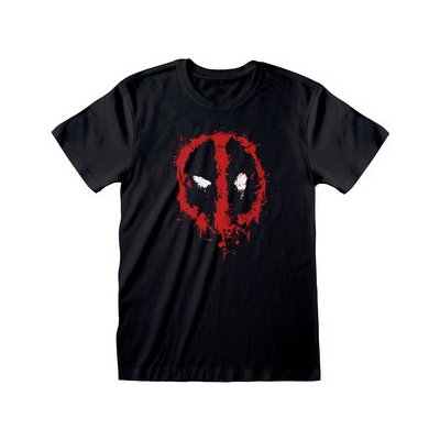 Pánské tričko Marvel|Deadpool: Splat (XL) černé bavlna