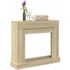 VidaXL Obostavba krbu, dub sonoma, 100x30x87,5 cm