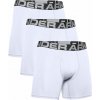 Pánske boxerky Under Armour, UA CHARGED COTTON 6IN 3 PACK biela,čierna,sivá sm