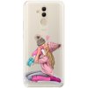 Silikónové puzdro iSaprio - Kissing Mom - Blond and Girl - Huawei Mate 20 Lite
