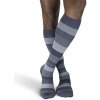 SIGVARIS Microfiber Shades lýtkové ponožky pre mužov Farba: Graphite Stripe, Veľkosť: C