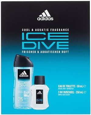 Adidas Ice Dive : EDT 50 ml + sprchový gel 250 ml