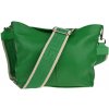 NovaKabelka.sk Batilda Verde s prídavným popruhom kožená talianska crossbody kabelka zelená