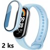 Xiaomi 2ks Ochranný kryt pre Xiaomi Smart Band 9 - Modrý MBSCZ-3DKRYTMO29