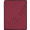 Matějovský Plachta Napínacie prestieradlo na posteľ - burgundské Jersey 180/200/25 180x200x25 červená