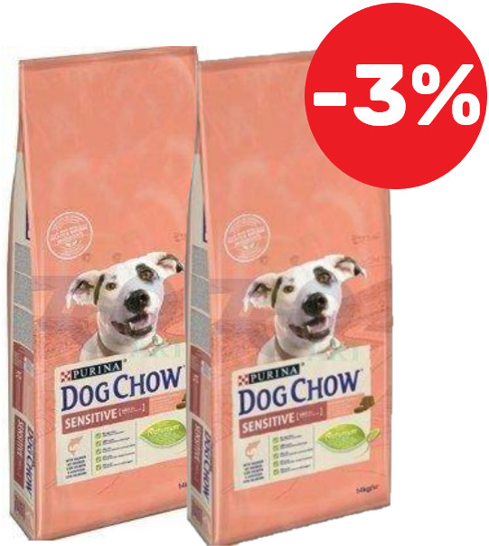 Purina Dog Chow Adult Sensitive Salmon & Rice 2 x 14 kg