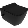 Deante Blur, záchodová WC misa s funkciou bidetu 525x372x349 mm, čierna matná, DEA-CDZ_NWPW