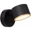 | Lucide 44217/08/30 - LED nástenné bodové svietidlo GIAN LED/9W/230V čierne | 44217/08/30