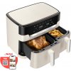 Teplovzdušná fritéza Tefal XXL Dual Easy Fry EY942AE0 Béžová
