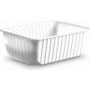 Wimex Vanička PP hranatá biela 186 x 133 mm 1000ml, 50 ks