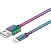 Yenkee YCU 651 USB / Lightning, 1m, nerezová ocel