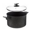 Kolimax Hrniec BLACK GRANITEC s pokrievkou, priemer 26cm, objem 8.0l