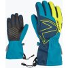 Ziener Laval As Aw Detské lyžiarske rukavice teal crystal