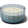 Paddywax Vonná sviečka Ripple Glass Peppered Indigo 340 g