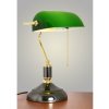 Brilagi | Brilagi - Stolná lampa BANK OFFICE 1xE27/60W/230V čierna/zlatá/zelená | BG2382