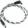 Ibanez Twisted DC Cable Black & White, Length: 24