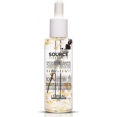L'Oréal Source Essentielle Lavender & Everlasting Flowers Infusion olej pre lesk farbených vlasov 70 ml