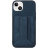 AppleKing kryt s kapsou na karty a stojančekom pre iPhone 14 Plus - modrý - možnosť vrátiť tovar ZADARMO do 30tich dní