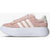 adidas dámska obuvGrand Court Platform Suede IE1104 ružová