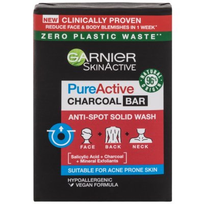 Garnier Pure Active Charcoal Bar čistiace mydlo 100 g