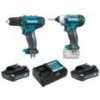 Makita CLX224X aku sada DF333DZ+TD110DZ + 2xaku + taška Li-ion 12V CXT