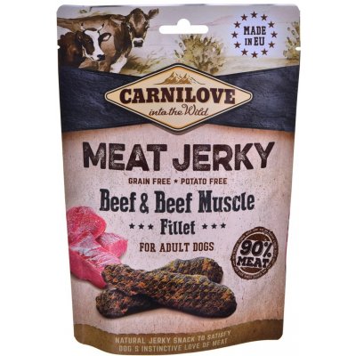 Carnilove Dog Jerky Beef with Beef Muscle Fillet 100 g