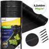 MultiGarden Čierna agrotextília UV 90g - 3,2x50m MulltiGarden