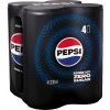 Pepsi Cola Zero Sugar sýtený nápoj 4 x 330 ml vratná plechovka