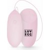LUV EGG Model Pink - Vibrujúce vajíčko s diaľkovým ovládaním, 12 režimov, silikón