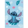 Jerry Fabrics Detská fleecová deka Lilo a Stitch Blue 100 × 150 cm