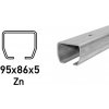 CAIS C-profil 95x86x5mm s dierami na priskrutkovanie, Zn, STAGE MZ 420 STRONG 2 m (CAIS-STAGE-MZ-S420-2)