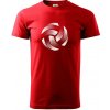Volejbalová lopta tlačový design - Klasické pánske tričko vyššej gramáže - XS ( Červená )