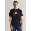 Gant tričko Reg Archive Shield SS T-Shirt čierne