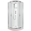 ARTTEC BRILIANT 90 x 90 cm - Sprchový box model 1 Stropné činčilové sklo PAN04527